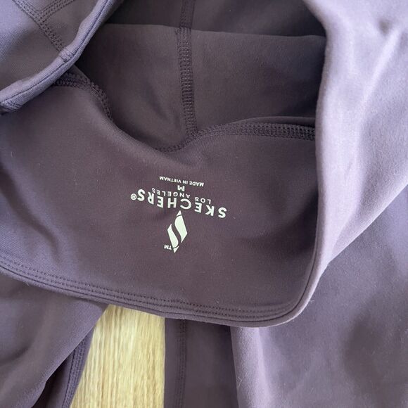 Skechers Women's GoFlex GoWalk High Waisted 7/8 Legging Purple Medium - Picture 7 of 8